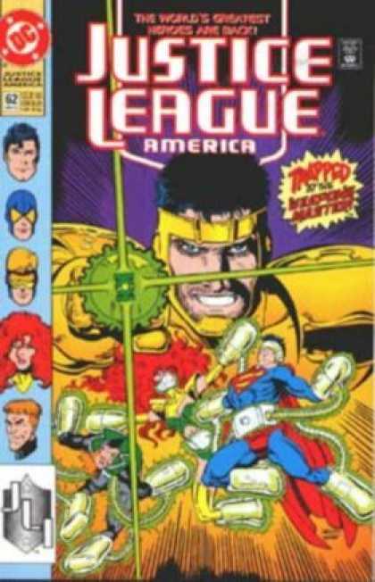 Justice League America 62 - Superhero - Blaster - Costume - Fighting - Battle - Dan Jurgens