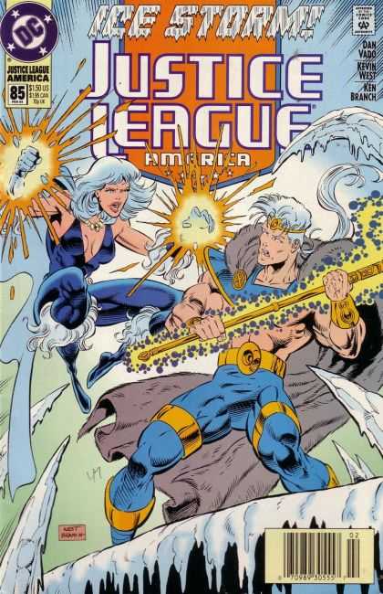 Justice League America 85 - Dc - Ice Storm - Dan Vado - Kevin West - Kim Branch