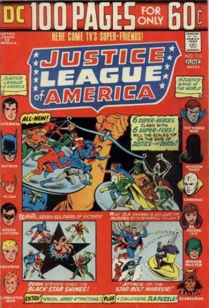 Justice League of America 111 - Superman - Batman - Flash - Chronos - Robin - Nick Cardy