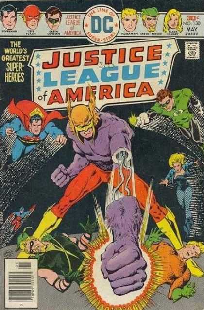Justice League of America 130 - Superman - Green Lantern - Black Widow - Aquaman - The Atom - Ernie Chan