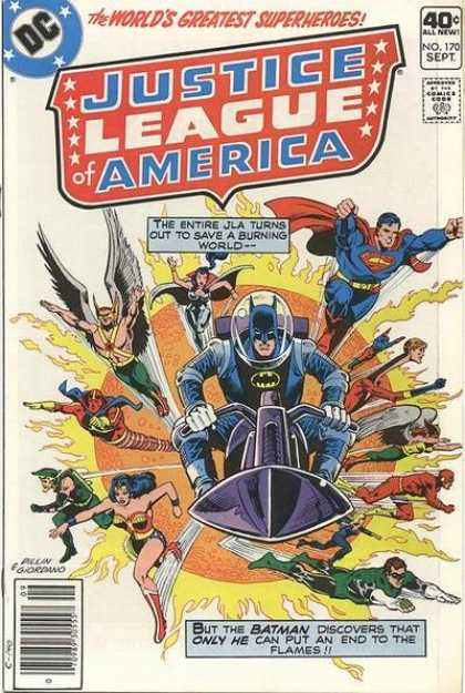 Justice League of America 170 - Batman - Superman - Wonderwoman - Iron Man - Hawk Man - Dick Giordano