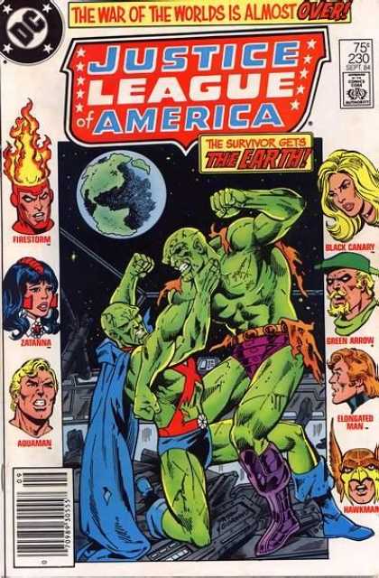 Justice League of America 230 - The War Of The Worlds Is Almost Over - The Survivor Gets The Earth - Firestorm - Zatanna - Green Fighters - Dick Giordano
