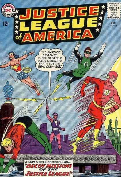 Justice League of America 24 - Flash - Comics Code - Decay Missions - Super-star - Superhero