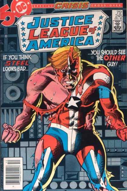 Justice League of America 245 - Dc - Classic - Steel - Violence - Adventure