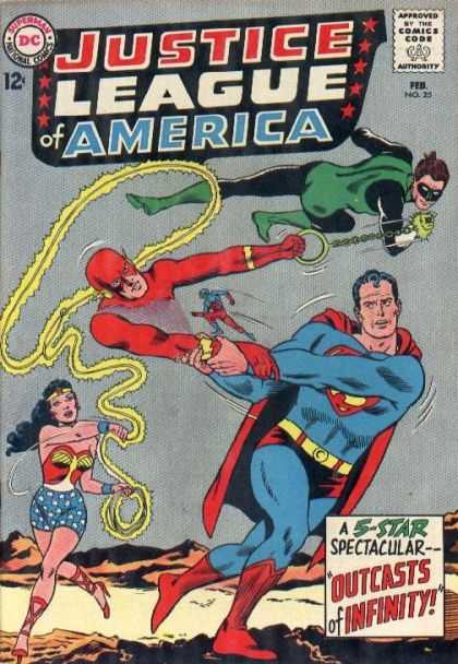 Justice League of America 25 - Superman - Hero - Thief - Power - Superwomen