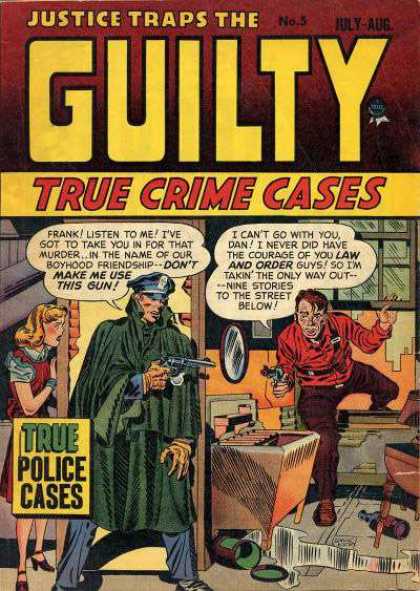 Justice Traps the Guilty 5 - Crime Comics - Detective Comics - True Crime Cases - Issue Number 5 - July-august Issue