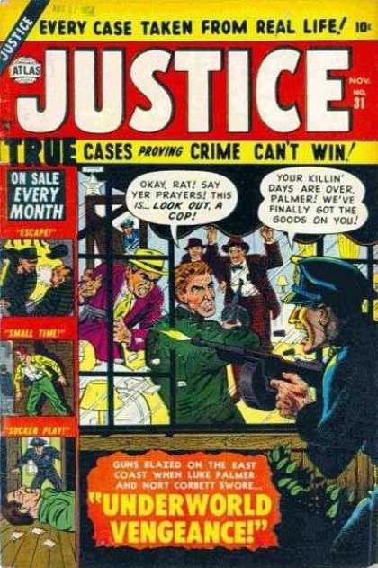 Justice 31 - Underworld Vengeance - Tommy Gun - Police - Luke Palmer - Nort Corbett