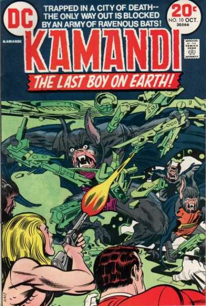 Kamandi 10 - Dc - Trapped - Mutant - Guns - The Last Boy On Earth