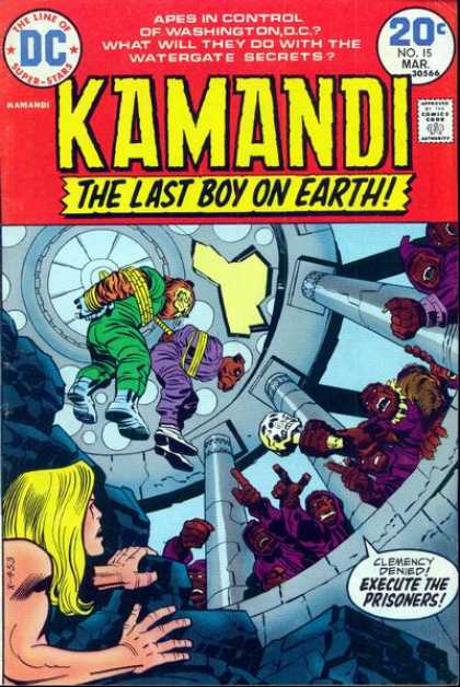 Kamandi 15 - Apes - The Last Boy On Earth - Floating Men - No 15 - Execute The Prisoners