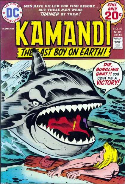 Kamandi 23 - Ocean - Waves - Fish Teeth - Victory - Men Trained By Fish
