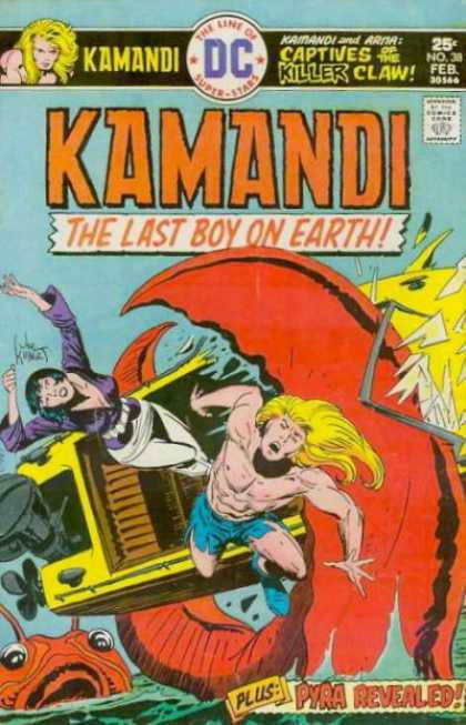 Kamandi 38 - Woman - Last Boy On Earth - Dc - Feb - Boat