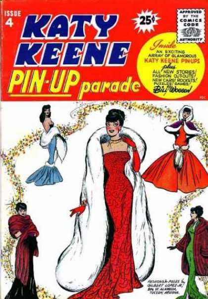 Katy Keene Pin Up Parade 4 - Gown - Furs - Cape - Fashion - Woman