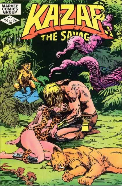 Kazar 16 - The Savage - Wild - Marvel - Cheetah - Monkey