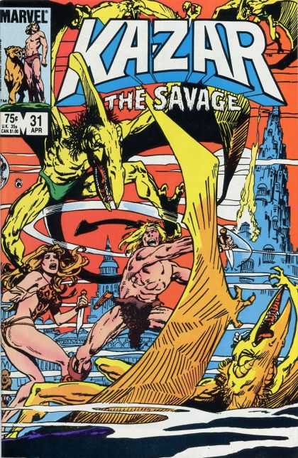 Kazar 31 - Marvel - Birds - Man - Woman - The Savage