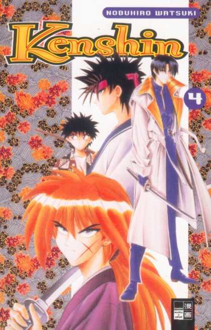 Kenshin 4 - Nobuhiro Watsuki - 4 - Kinfe - Flower - One Lady