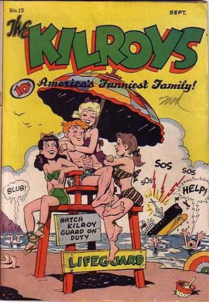 Kilroys 12 - The Kilroys - Americas Funniest Family - Natch Kilroy Guard On Kuty - Lifeguard - Ship Sinking