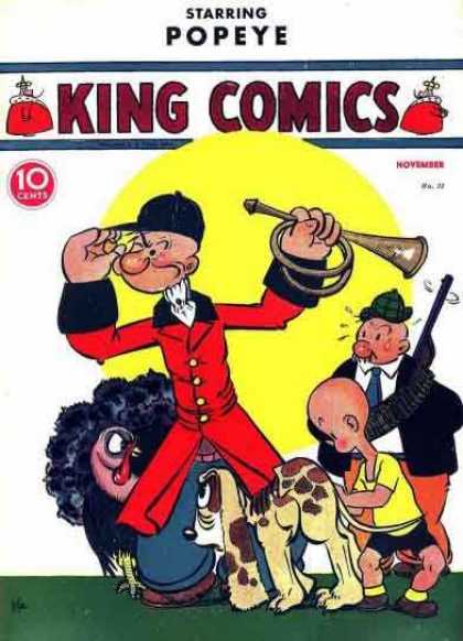 King Comics 32 - Popeye - Hunting - November - No 23 - Turkey