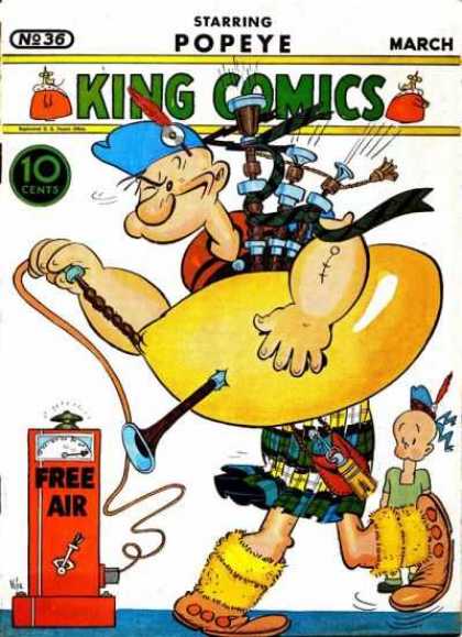 King Comics 36 - Bagpipes - Henry - Airpump - March - 10 Cents