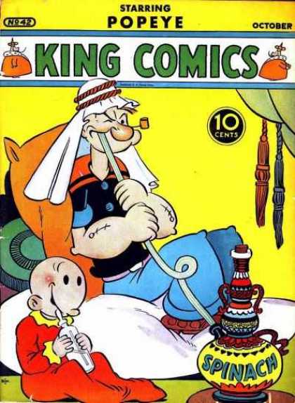 King Comics 42 - Popeye - Spinach - Arab - Sailor - Kid