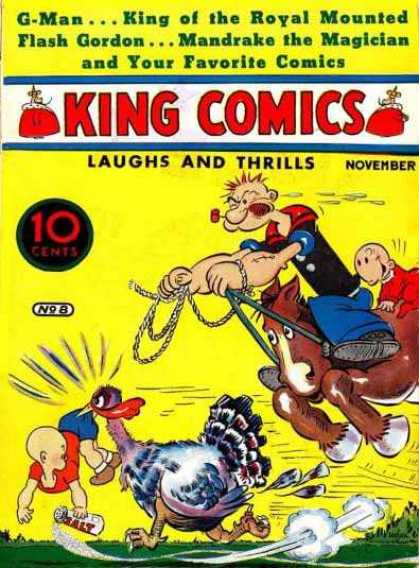 King Comics 8 - November - Comic - Comics - G-man - Flash Gordon