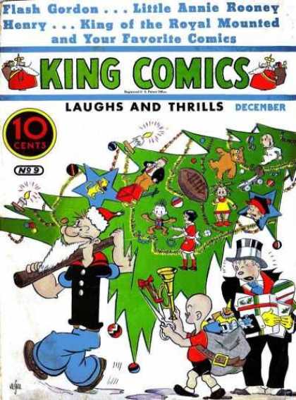 King Comics 9 - Popeye - King Comics - Flash Gordon - Little Annie - Christmas Tree