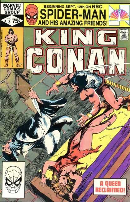 King Conan 8 - Early Spiderman Edition - Collectable - Sinister Villain - Action Packed - Dynamic - John Buscema