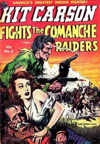 Kit Carson 3 - Cowboy - Indians - Indian Fighter - Wild West - Comanche Raiders