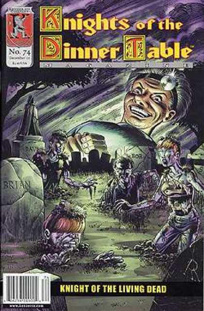 Knights of the Dinner Table 74 - Graveyard - Zombie - Monsters - Graves - Knight Of The Living Dead