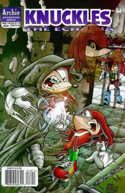 Knuckles 18 - Jail - Creatures - Hat - Rocks - Chain