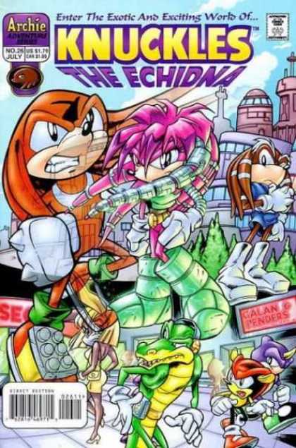 Knuckles 26 - Archie - Sonic - Video Game - Tie-in - Echidna