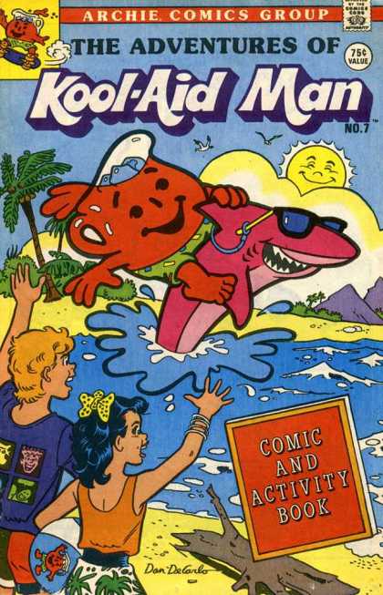 Kool-Aid Man 7 - Fun Islannd - Super Comic - Ride On Shark - Watch Out - Jump And Fun