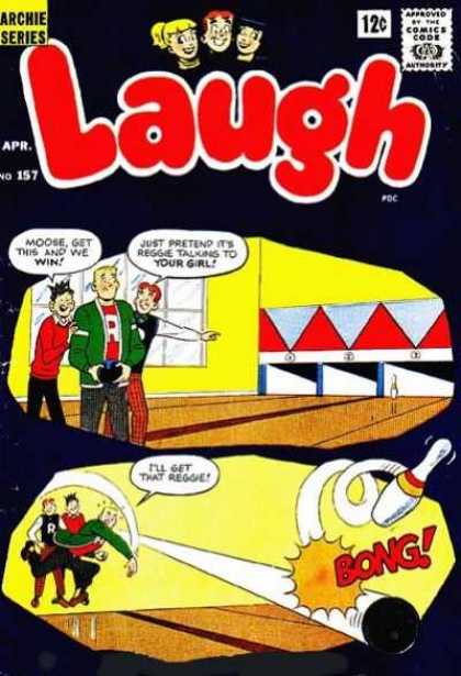 Laugh Comics 157 - Reggie - Number 157 - Moose - Archie Series - Bowling Alley