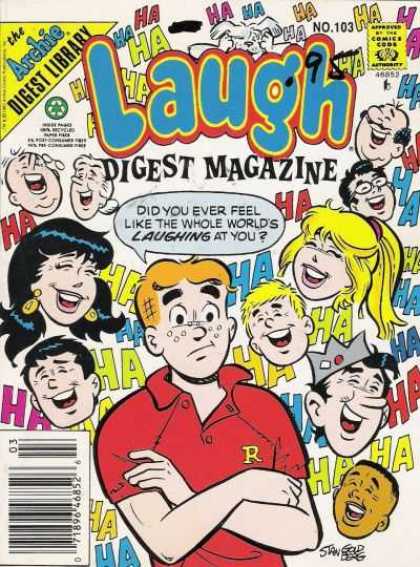 Laugh Digest 103 - Archie - Betty - Veronica - Jughead - Reggie
