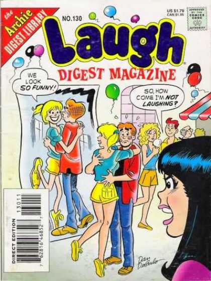 Laugh Digest 130 - Archie - Digest Library - Comics Code - We Look So Funny - So How Come Im Not Laughing