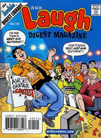 Laugh Digest 191 - Archie - Archie Comics - Laugh - Air Guitar - Contest