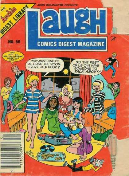 Laugh Digest 50 - Archie - Speech Bubble - Betty - Blonde - Window