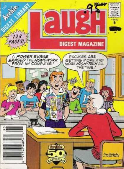 Laugh Digest 95 - Archie - Teacher - Classroom - Reggie - Jughead