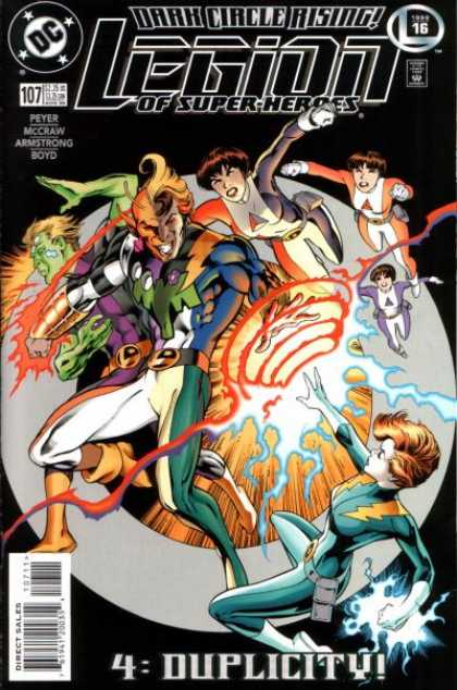 Legion of Super-Heroes (1989) 107 - Peyer - Mccraw - Armstrong - Boyd - Duplicity - Alan Davis