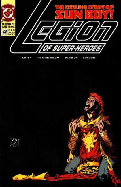 Legion of Super-Heroes (1989) 28 - Sun Boy - Giffen - Pearson - Gordon - Darkness - Jason Pearson