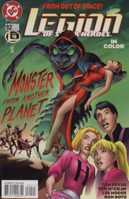 Legion of Super-Heroes (1989) 92 - Monster From Another Planet - Taken - Kidnapped - What Are We Going To Do - From Out Of Space - Alan Davis