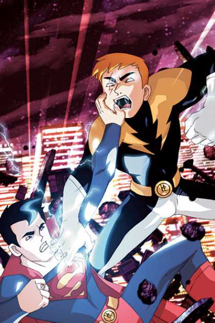 Legion of Super-Heroes in the 31st Century 5 - Superboy - Lightning Lad - Battle - Blast - Attacking