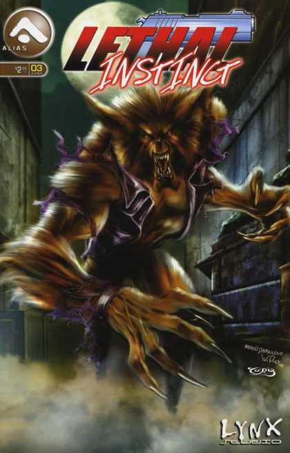 Lethal Instinct 3 - Wolf - Gun - City - Moon - Terror
