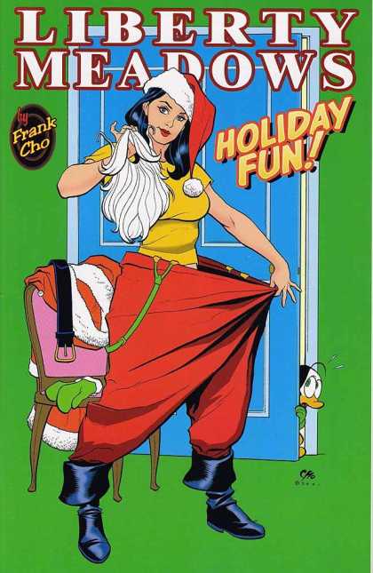 Liberty Meadows 24 - Liberty Meadows - Frank Cho - Belt - Chair - Chrismas Dress - Frank Cho