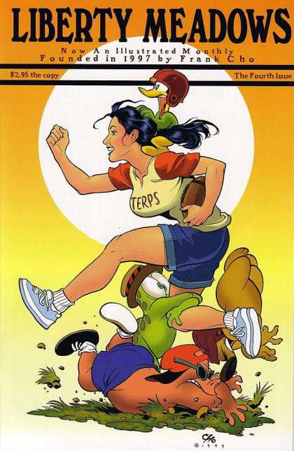 Liberty Meadows 4 - Terps - Running - Sun - Duck - Helmet - Frank Cho