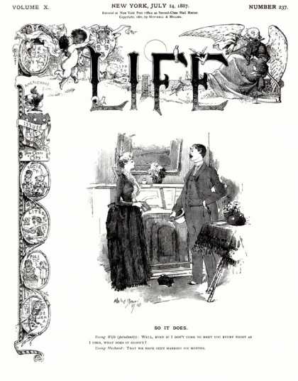 Life (Humor Magazine) - 1887-07-14