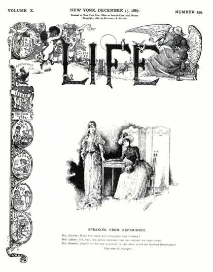 Life (Humor Magazine) - 1887-12-15