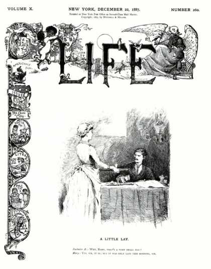 Life (Humor Magazine) - 1887-12-22