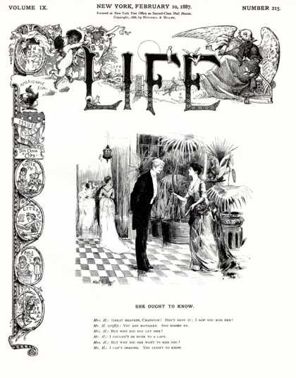 Life (Humor Magazine) - 1887-02-10