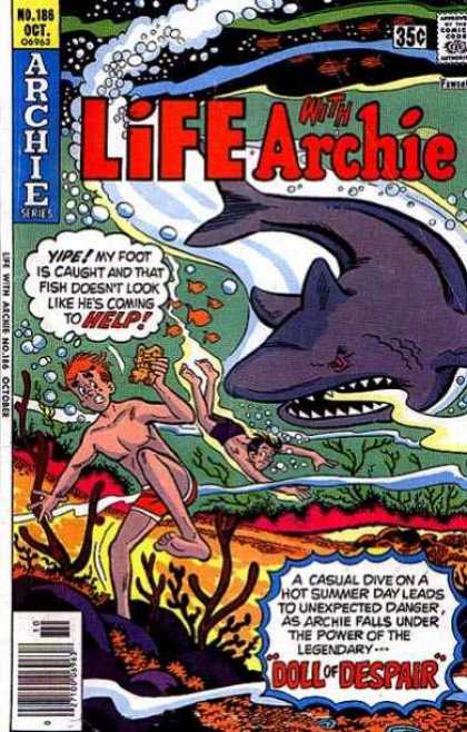 Life With Archie 186 - Archie - No 186 - October - Shark - Swimming