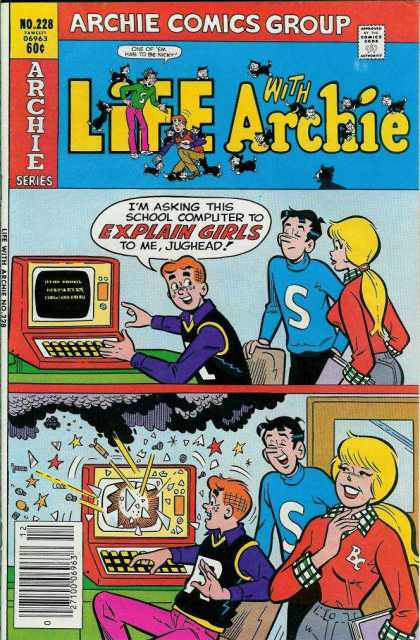 Life With Archie 228 - Monitor - Keyboard - People - Head - Hair